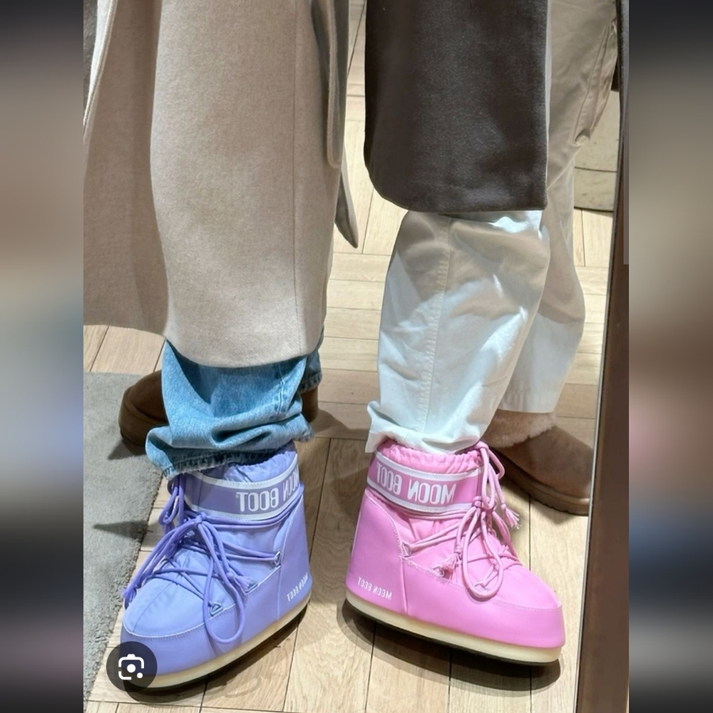 Moon Boot Purple Low Icon Snow Boot Moon Boots Lilac purple Snow Boots Short - Picture 5 of 17